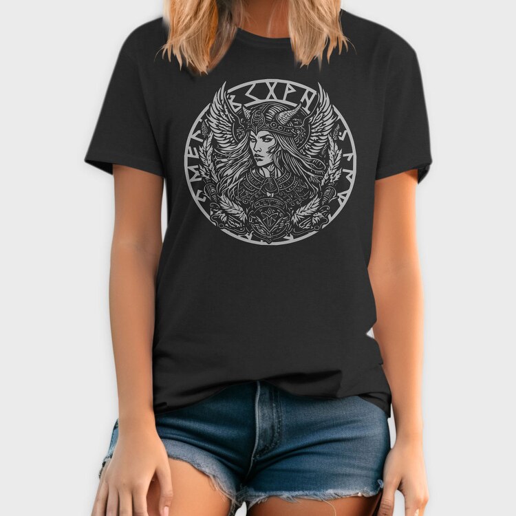 Valkyrie Tribal, Tricou Barbati (Unisex)