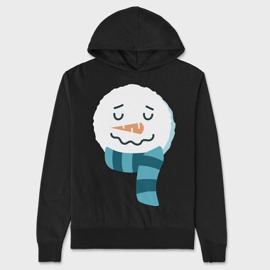 Christmas Snowman Faces 1, Hanorac Oversize Barbati (Unisex)