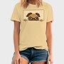 Peeking English Pug, Tricou Barbati (Unisex)