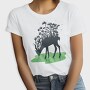 Forest Deer Silhouette, Tricou Femei