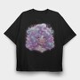 Cosmic Girl Portrait, Tricou Oversize Barbati (Unisex)