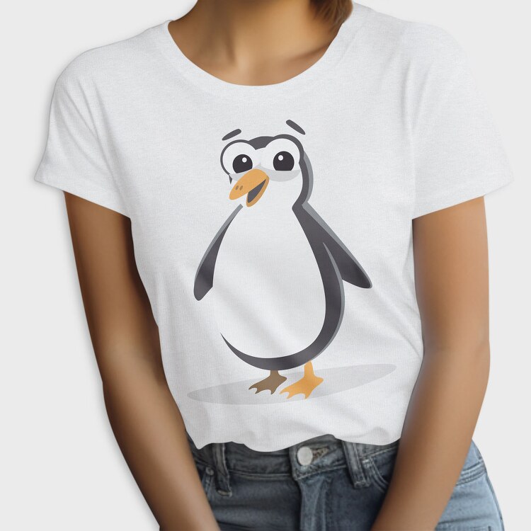 Penguin Smile, Tricou Femei