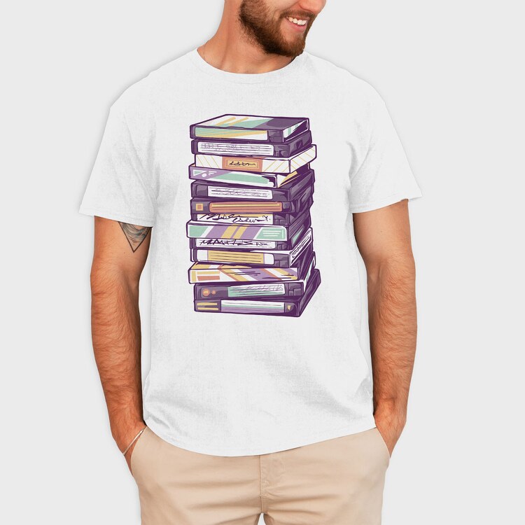 Vhs Tower, Tricou Barbati (Unisex)