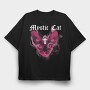 Mystic Sphynx Cat Spirit, Tricou Oversize Barbati (Unisex)