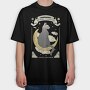 Cat Moon Whimsigoth, Tricou Oversize Barbati (Unisex)