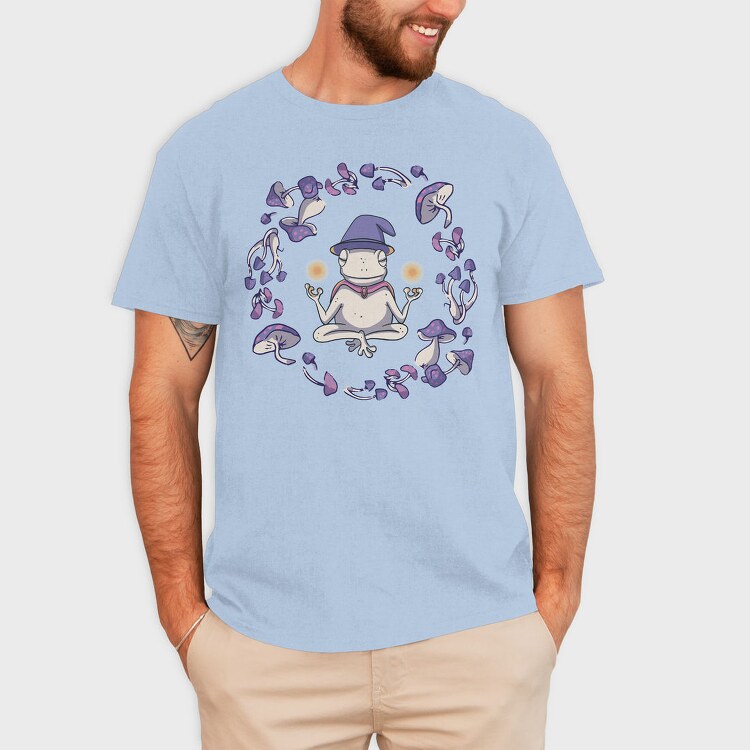 Mystical Frog Animal Throw Pillow, Tricou Barbati (Unisex)