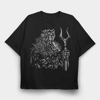 Hades Hand Drawn, Tricou Oversize Barbati (Unisex)