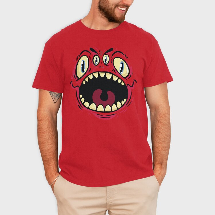 Four Eyed Monster, Tricou Barbati (Unisex)