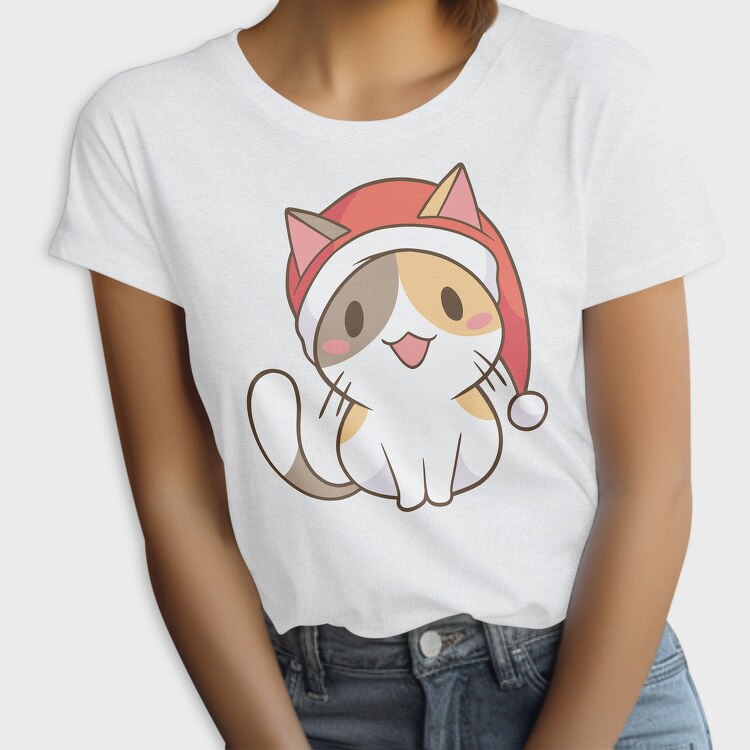 Santa Cat, Tricou Femei