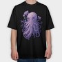 Mystical Octopus, Tricou Oversize Barbati (Unisex)