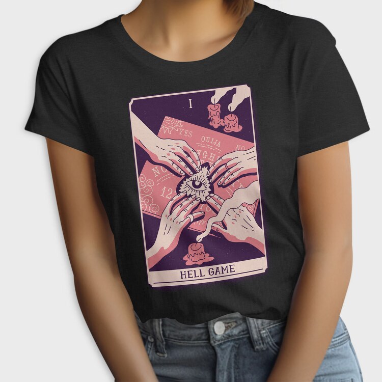 Mystical Tarot Card Hell Game 01, Tricou Femei
