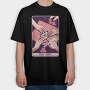 Mystical Tarot Card Hell Game 01, Tricou Oversize Barbati (Unisex)