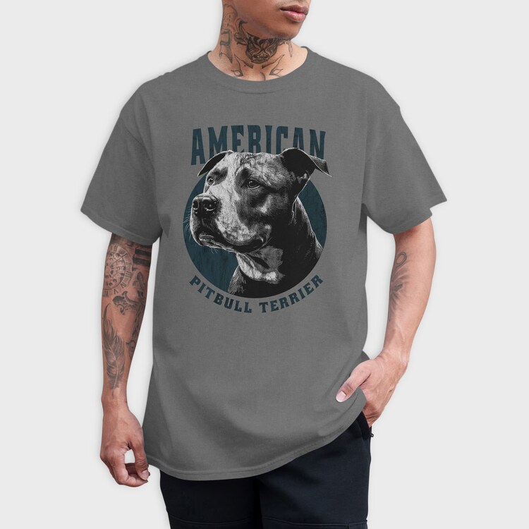 American Bull Terrier, Tricou Barbati (Unisex)