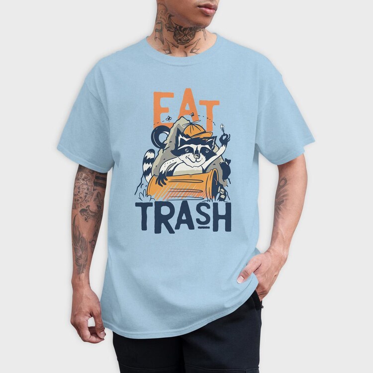 Eat Trash, Tricou Barbati (Unisex)