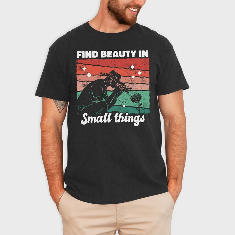 Photographer Retro Beauty In Small Things, Tricou Barbati (Unisex)