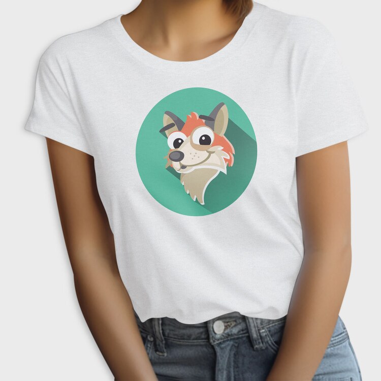 Fox Face Icon, Tricou Femei