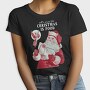 Cat Santa Claus Christmas Xmas, Tricou Femei