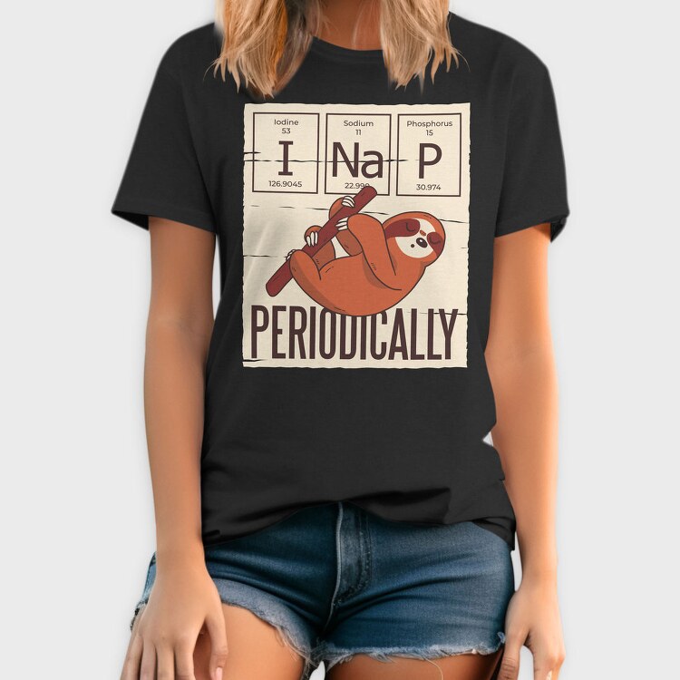 Nap Periodically Sloth, Tricou Barbati (Unisex)