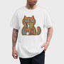 Cat Shaped Bookshelf, Tricou Barbati (Unisex)