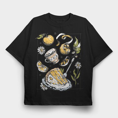 Cottagecore Lifestyle Food Collection, Tricou Oversize Barbati (Unisex)