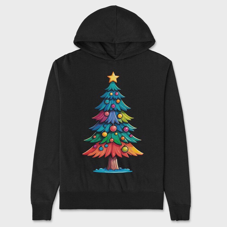 Hanorac Barbati (Unisex), Christmas Tree Color