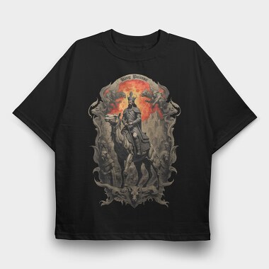 Dark King Paimon, Tricou Oversize Barbati (Unisex)