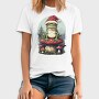 Santa Hat Frog Holiday Christmas Cottagecore, Tricou Barbati (Unisex)