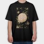 Cottagecore Moon, Tricou Oversize Barbati (Unisex)