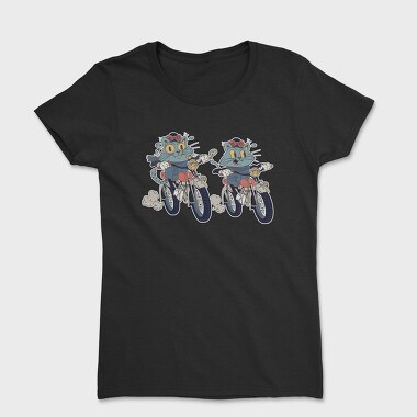 Tricou Femei, Bike Cat