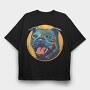 Staffordshire Bull Terrier, Tricou Oversize Barbati (Unisex)