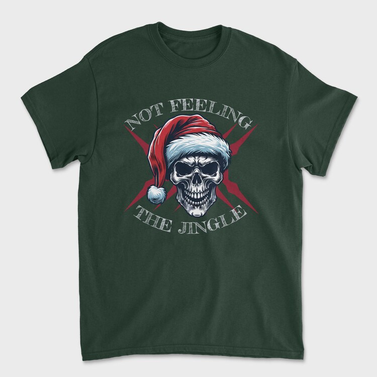 Santa Skull Holiday Christmas, Tricou Barbati (Unisex)