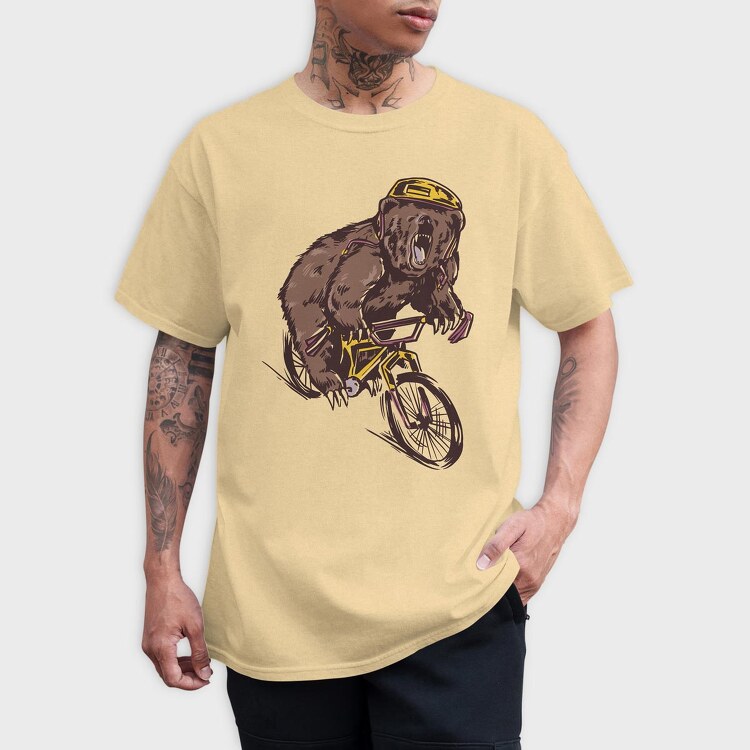 Bear BMX Bike, Tricou Barbati (Unisex)