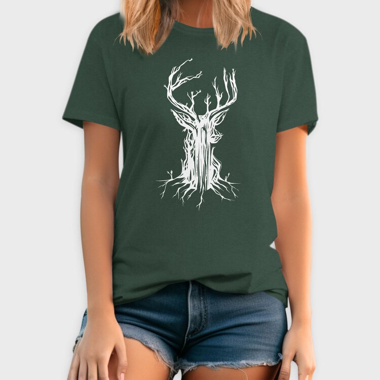 Deer Tree, Tricou Barbati (Unisex)