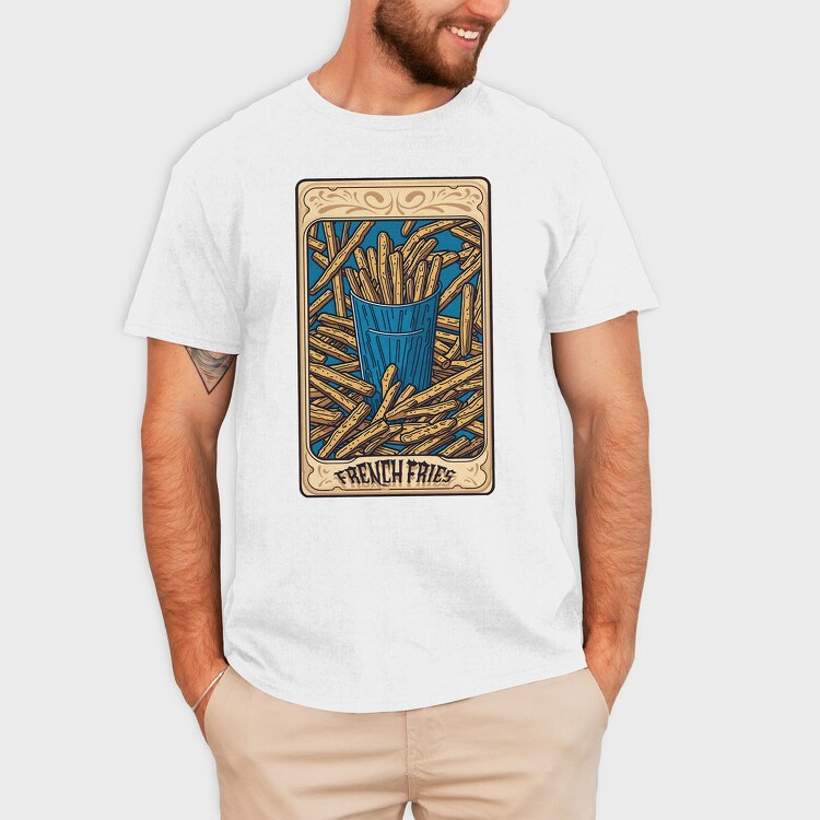 French Fries Tarot, Tricou Barbati (Unisex)