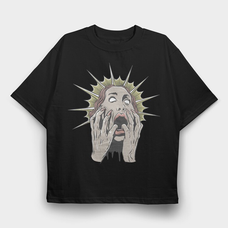 Scream Of The Sun, Tricou Oversize Barbati (Unisex)