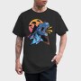 Neon Dinosaur, Tricou Barbati (Unisex)