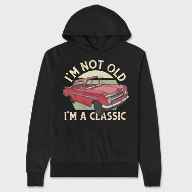 Classic Car Not Old, Hanorac Oversize Barbati (Unisex)