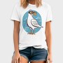 Seagull With Eyeglasses Character, Tricou Barbati (Unisex)