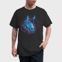 Neon Horse, Tricou Barbati (Unisex)
