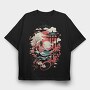 Traditional Japanese Temple, Tricou Oversize Barbati (Unisex)
