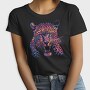 Neon Leopard Angry, Tricou Femei