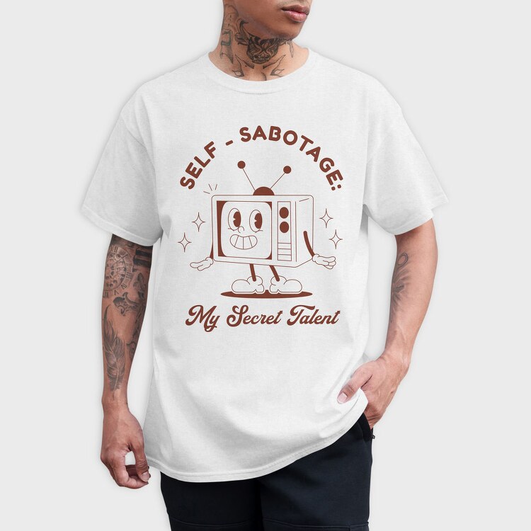 Self Sabotage Television, Tricou Barbati (Unisex)