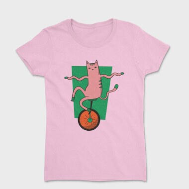 Tricou Femei, Cat Unicycle