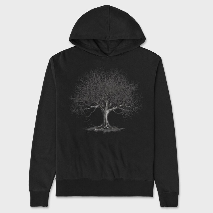 Bare Tree, Hanorac Oversize Barbati (Unisex)