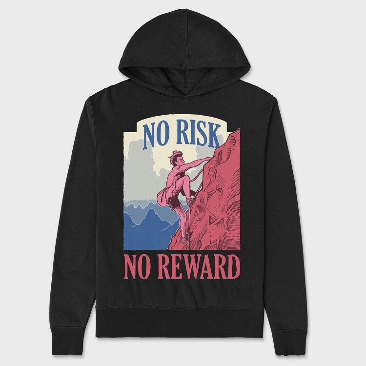 No Risk No Reward, Hanorac Oversize Barbati (Unisex)