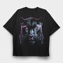 Neon Panther, Tricou Oversize Barbati (Unisex)