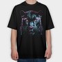 Neon Panther, Tricou Oversize Barbati (Unisex)