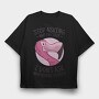 Crazy Flamingo Quote, Tricou Oversize Barbati (Unisex)