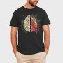Creative And Logical Human Brain Half, Tricou Barbati (Unisex)