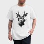Stylized Roebuck, Tricou Barbati (Unisex)